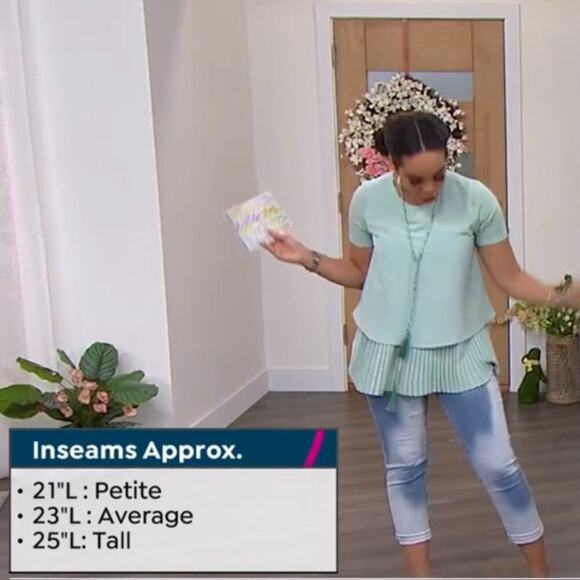 DG2 by Diane Gilman New ClassicStretch Split Hem Pull-On Capri Pants Chamber XXS - Picture 9 of 10